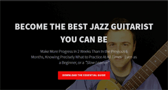 Desktop Screenshot of jazzguitarlessons.net